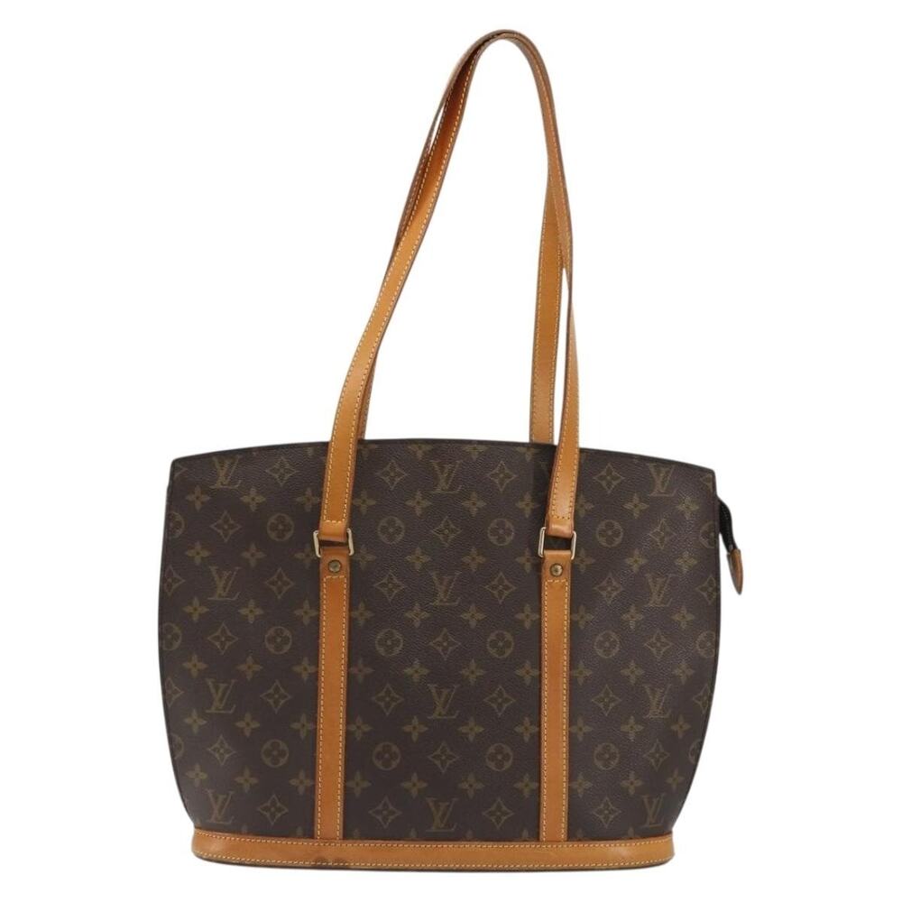 Louis Vuitton Monogram Babylone Tote Bag Brown